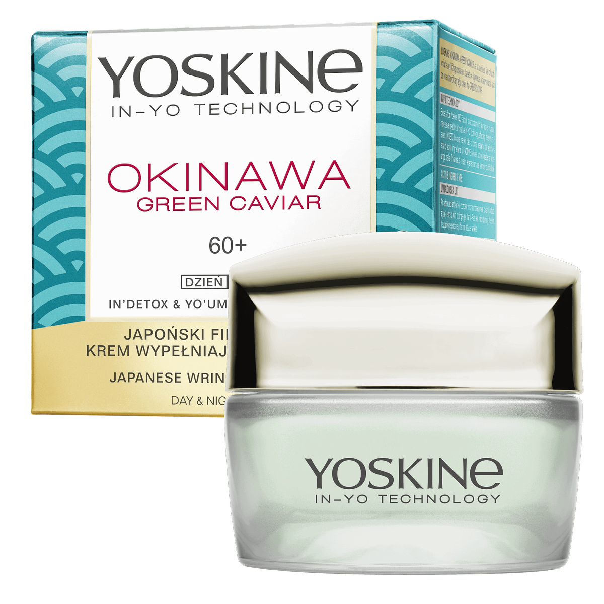 Yoskine Yoskine Okinawa Green Caviar 60+, Creme auffüllend Falten, 50 ml — Inhaltsstoffe und Bewertung