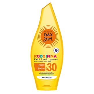 DAX Sun, rodzinna emulsja ochronna, SPF 30, 250 ml DAX Sun, rodzinna emulsja ochronna, SPF 30, 250 ml - zdjęcie produktu