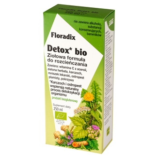 Floradix Detox Bio, 250 ml USZKODZONE OPAKOWANIE - zdjęcie produktu