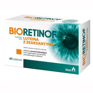 Bioretinof z Luteiną i Zeaksantyną, 60 tabletek - zdjęcie produktu