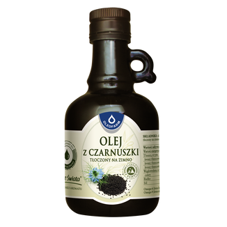 Oleofarm Oleje Świata Olej z czarnuszki, tłoczony na zimno, 250 ml - zdjęcie produktu