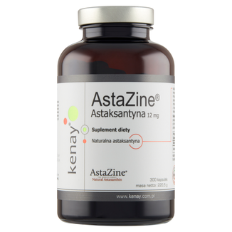 Kenay AstaZine Astaksantyna 12 mg, 300 kapsułek - zdjęcie produktu