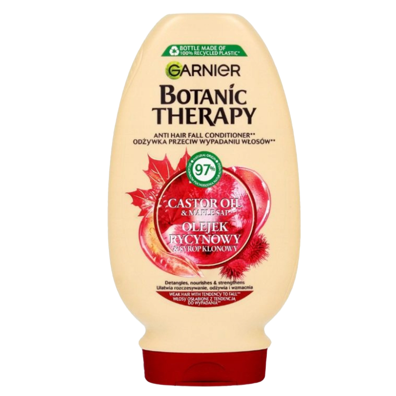 Garnier Garnier Botanic Therapy, odżywka do włosów, olejek rycynowy & syrop klonowy, 200 ml