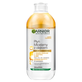 Garnier Skin Naturals, płyn micelarny z olejkiem, 400 ml - zdjęcie produktu