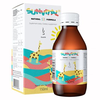 Duolife Natural Kids Formula Sunvital, syrop, 150 ml Duolife Natural Kids Formula Sunvital, syrop, 150 ml - zdjęcie produktu