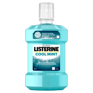 Listerine Cool Mint, płyn do płukania jamy ustnej, 1000 ml - zdjęcie produktu