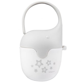 BabyOno, pojemnik na smoczek, słonik, szary, 1 sztuka - 3 BabyOno, pojemnik na smoczek, słonik, szary, 1 sztuka - 3 - zdjęcie produktu