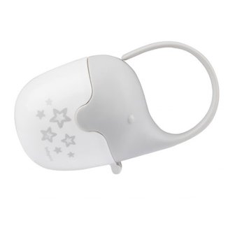 BabyOno, pojemnik na smoczek, słonik, szary, 1 sztuka - 4 BabyOno, pojemnik na smoczek, słonik, szary, 1 sztuka - 4 - zdjęcie produktu