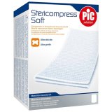 Pic Solution Stericompress Soft, kompresy jałowe, nietkane, 18 cm x 40 cm, 12 sztuk - miniaturka zdjęcia produktu
