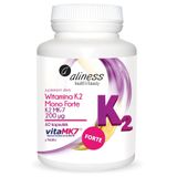 Aliness Witamina K2 MK-7 Mono Forte 200 µg, 60 kapsułek - miniaturka zdjęcia produktu