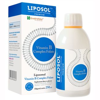 Liposol Liposomal Vitamin B Complex Folate, 250 ml - zdjęcie produktu