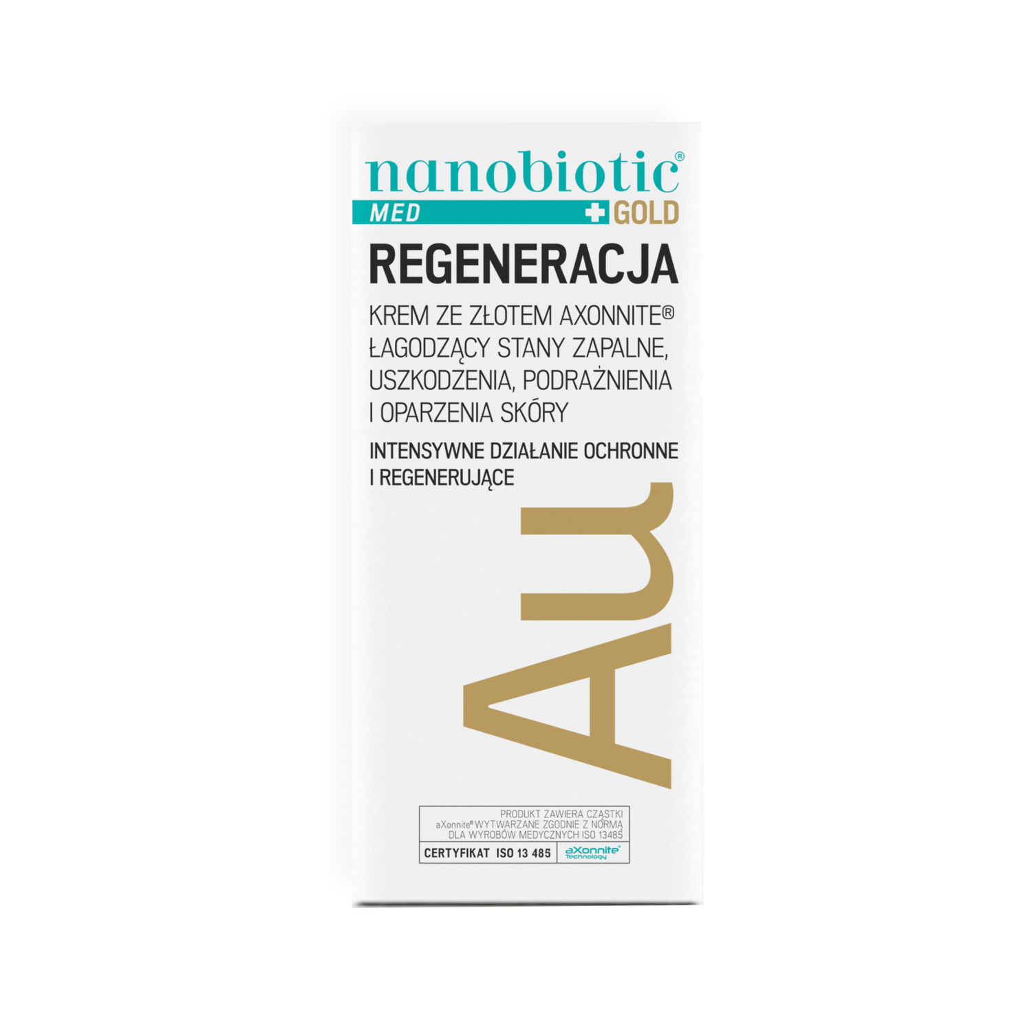 Nanobiotic Nanobiotic Med Gold Regeneration, beruhigend Creme mit Gold, 50 ml — Inhaltsstoffe und Bewertung