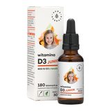 Aura Herbals, Witamina D3 Junior 800 IU, krople, 30 ml - miniaturka zdjęcia produktu