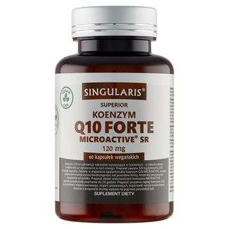 Singularis Superior Koenzym Q10 Forte Microactive SR, 60 kapsułek wegańskich - zdjęcie produktu