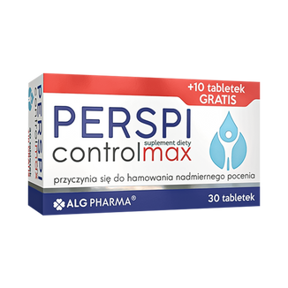 Perspi Control Max, 30 tabletek + 10 tabletek gratis - zdjęcie produktu