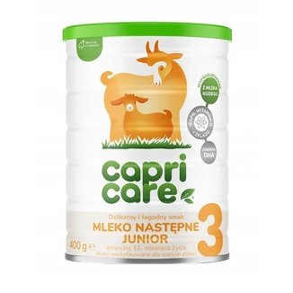 Capricare 3, mleko modyfikowane Junior na mleku kozim, powyżej 12 miesiąca, 400 g - zdjęcie produktu