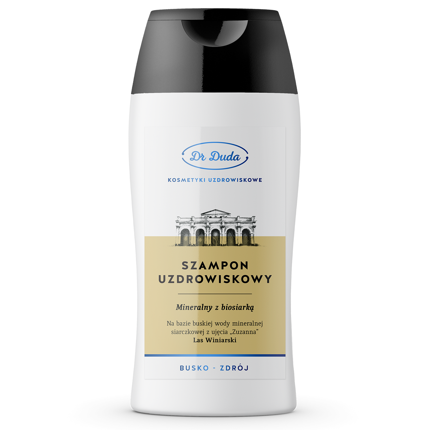 Nieznana Dr Duda, szampon uzdrowiskowy, mineralny z biosiarką, 200 ml