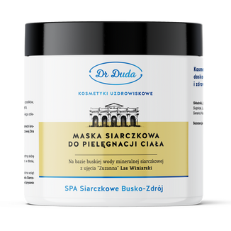 Dr Duda, maska siarczkowa do pielęgnacji ciała, 500 g Dr Duda, maska siarczkowa do pielęgnacji ciała, 500 g - zdjęcie produktu