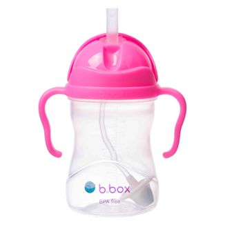 B.Box, bidon ze słomką, różowy granat, od 6 miesiąca, 240 ml - zdjęcie produktu