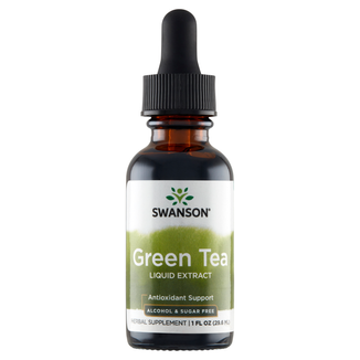 Swanson Green Tea Liquid Extract, zielona herbata, 29,6 ml KRÓTKA DATA - zdjęcie produktu