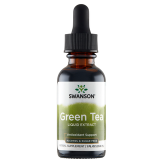 Swanson Green Tea Liquid Extract, zielona herbata, 29,6 ml - zdjęcie produktu