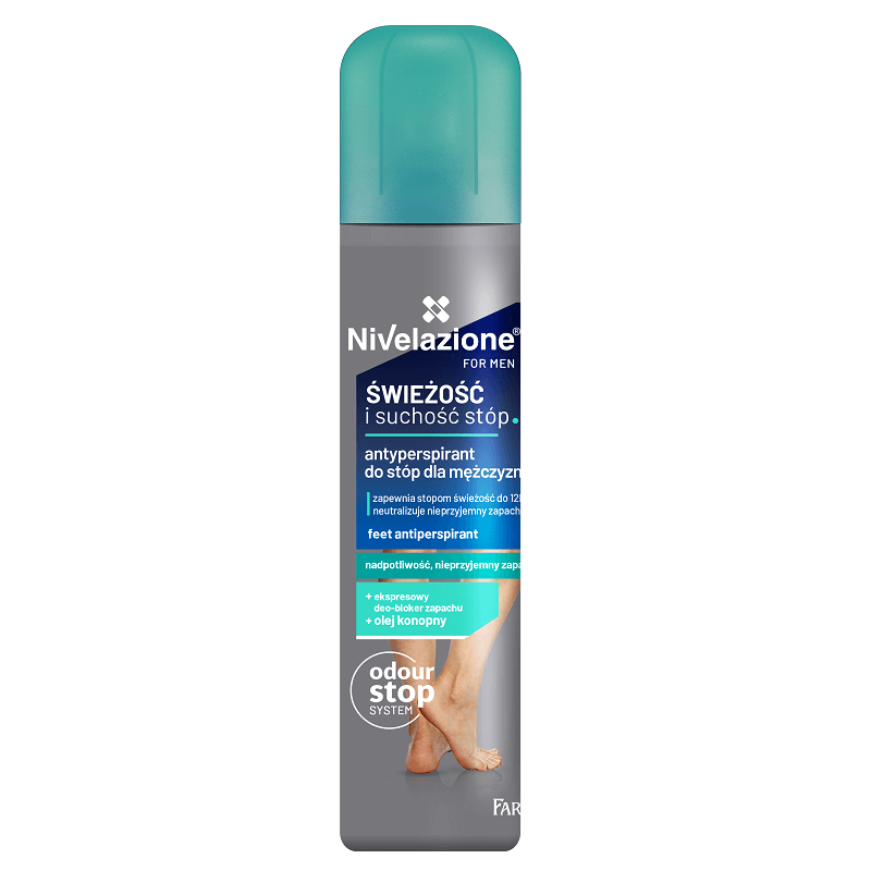 Nivelazione Farmona Nivelazione For Men, antyperspirant do stóp dla mężczyzn, 180 ml