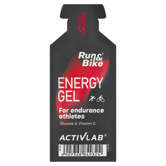 Activlab Run & Bike, Energy Gel, smak truskawkowy, 40 g KRÓTKA DATA - zdjęcie produktu