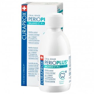 Curaprox Perio Plus+ Balance, płyn do płukania jamy ustnej, 200 ml - zdjęcie produktu