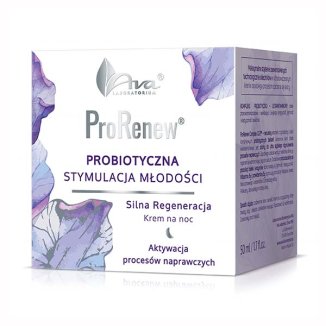 Ava ProRenew, probiotyczna stymulacja młodości, krem na noc, 50 ml - 2 Ava ProRenew, probiotyczna stymulacja młodości, krem na noc, 50 ml - 2 - zdjęcie produktu