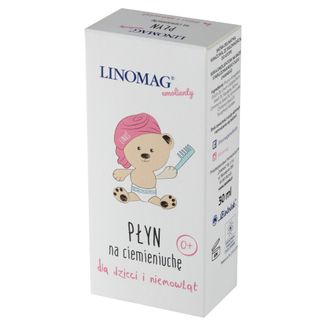 Linomag Emolienty, płyn na ciemieniuchę dla dzieci i niemowląt od 1 dnia życia, 30 ml USZKODZONE OPAKOWANIE - zdjęcie produktu
