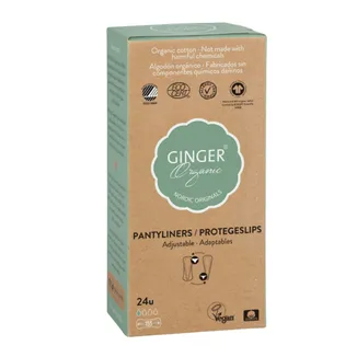 GingerOrganic, wkładki higieniczne, 24 sztuki - zdjęcie produktu