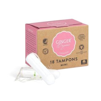 Ginger Organic, tampony, Mini, 18 sztuk - zdjęcie produktu