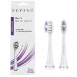 Seysso Daily, końcówki wymienne do szczoteczki sonicznej Carbon, SE0103, 2 sztuki - miniaturka zdjęcia produktu