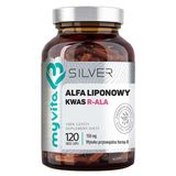 MyVita Silver Alfa Liponowy kwas R-ALA, 120 kapsułek - miniaturka zdjęcia produktu