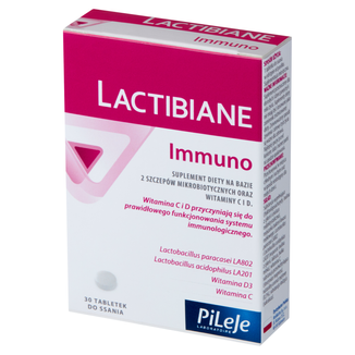 Lactibiane Immuno, 30 tabletek do ssania KRÓTKA DATA - zdjęcie produktu