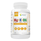 Wish Mg + K + B6, magnez, potas, witamina B6, 120 kapsułek - miniaturka zdjęcia produktu