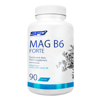 SFD Mag B6 Forte, cytrynian magnezu + witamina B6, 90 tabletek - zdjęcie produktu