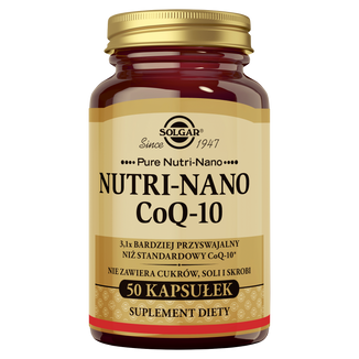 Solgar Nutri-Nano CoQ10, 50 kapsułek - zdjęcie produktu