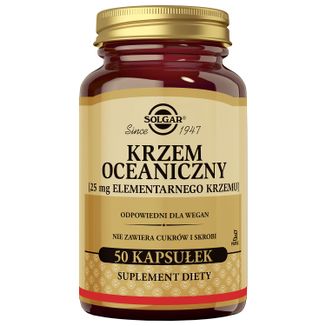 Solgar Krzem oceaniczny, 50 kapsułek - zdjęcie produktu