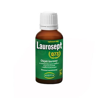 Laurosept Q73, olejek laurowy, 30 ml KRÓTKA DATA Laurosept Q73, olejek laurowy, 30 ml KRÓTKA DATA - zdjęcie produktu