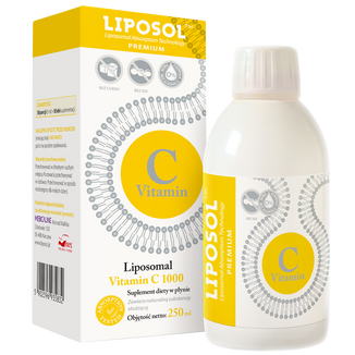 Liposol Liposomal Vitamin C, płyn, 250 ml USZKODZONE OPAKOWANIE - zdjęcie produktu