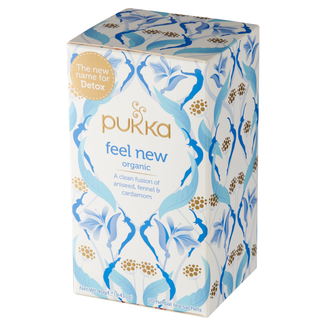 Pukka Feel New Organic, herbatka owocowo-ziołowa, anyż, koper włoski i kardamon, 2 g x 20 saszetek - zdjęcie produktu
