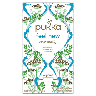 Pukka Feel New Organic, herbatka owocowo-ziołowa, anyż, koper włoski i kardamon, 2 g x 20 saszetek - zdjęcie produktu
