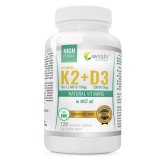 Wish, Witamina K2 MK-7 Natto 100 µg + Witamina D3 2000 IU 50 mcg + olej MCT, 120 kapsułek - miniaturka zdjęcia produktu