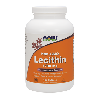 Now Foods Non-GMO Lecithin 1200 mg, lecytyna, 400 kapsułek - zdjęcie produktu
