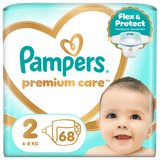 Pampers Premium Care 2 (4-8 kg), pieluchy rozmiar, 68 sztuk - miniaturka zdjęcia produktu
