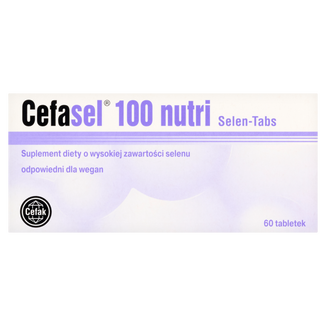 Cefasel 100 Nutri, 60 tabletek Cefasel 100 Nutri, 60 tabletek - zdjęcie produktu