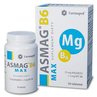 Asmag B6 Max, 50 tabletek - zdjęcie produktu