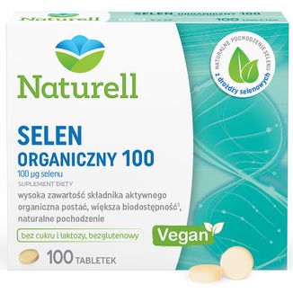 Naturell Selen Organiczny 100, 100 tabletek - zdjęcie produktu