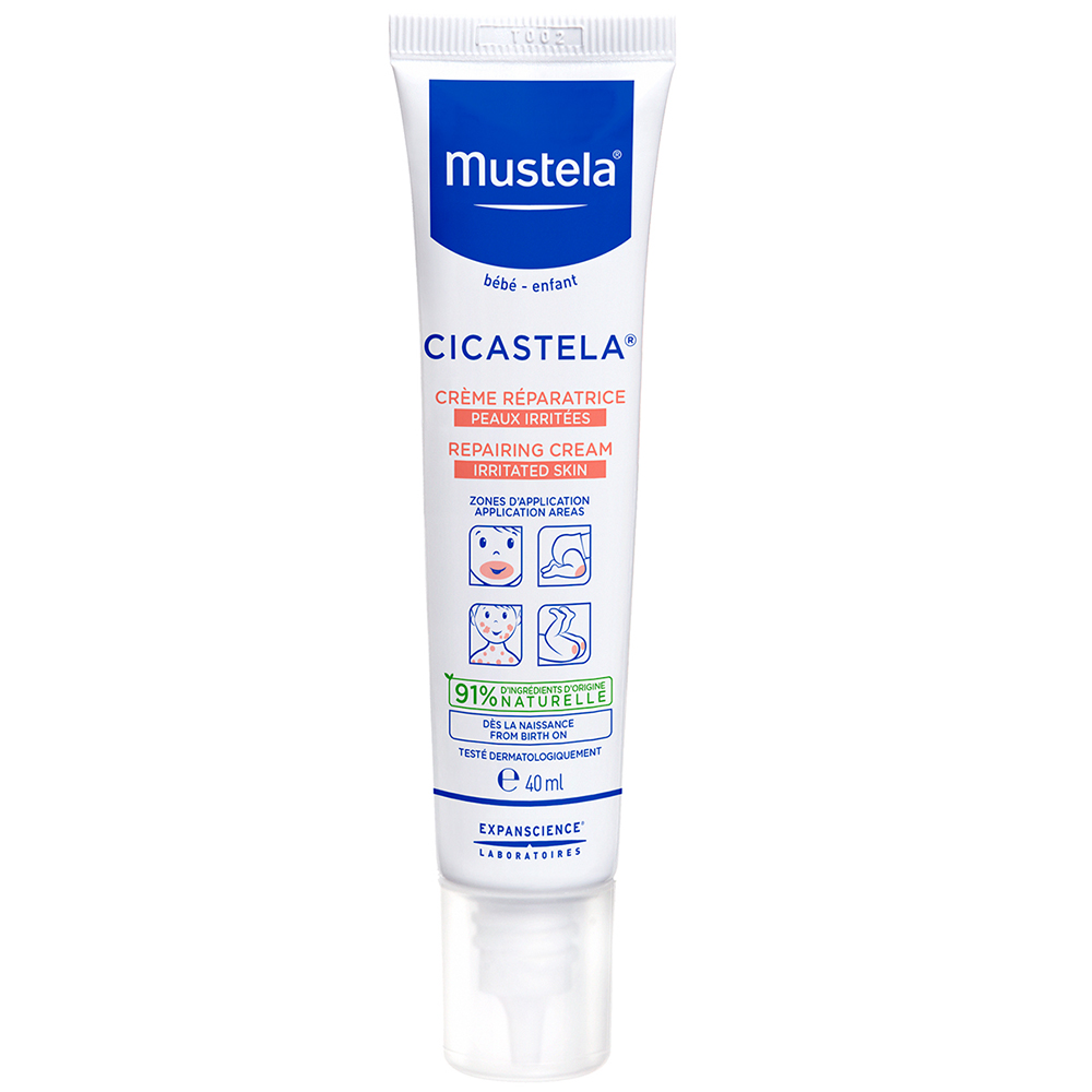 Mustela Mustela Cicastela, Creme regenerierend ab dem 1. Lebenstag, 40 ml — Inhaltsstoffe und Bewertung